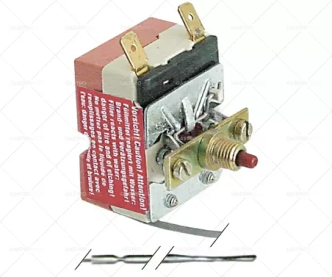 safety thermostat switch-off temp. 420°C 1-pole 16A probe ø 3,9mm probe L 228mm