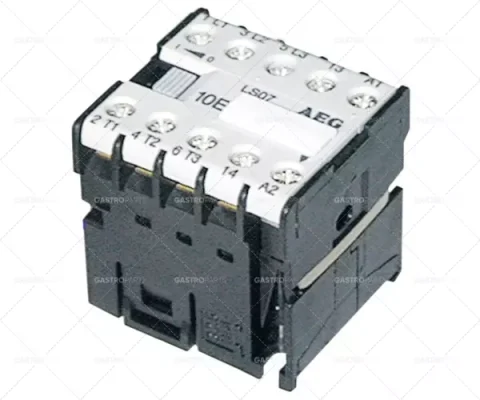 power contactor resistive load 16A 230VAC (AC3/400V) 6A/3kW main contacts 3NO
